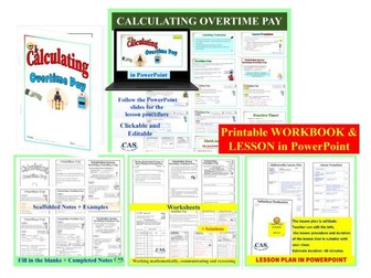 Financial Maths | Calculating Overtime Pay Workbook