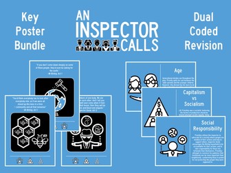 An Inspector Calls - Key Poster Bundle (Dual Coded)