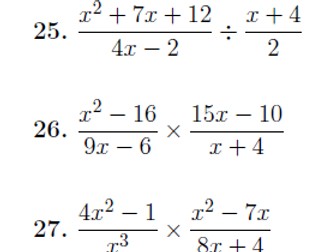 multiplying and dividing algebraic fractions worksheet with multiplying and dividing algebraic fractions worksheet with detailed solutions by mathw teaching resources tes