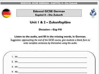NEW EDEXCEL GCSE GERMAN - LISTENING EXERCISES - CHAPTER 8