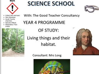 Your Primary  Y4 science lessons planned for you with experiments and songs