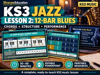 Jazz Lesson 2 | 12-Bar Blues | Chords, Structure & Performance - KS3