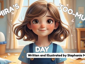 Mira’s Too Much Day Neurodivergent Picture Book About Sensory Overload and Big Feelings