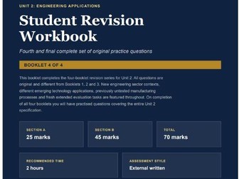 BTEC AAQ Engineering Unit 2 Revision Bundle