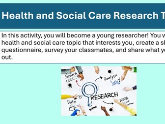 Health & Social Care Extension Task: Independent Research Task