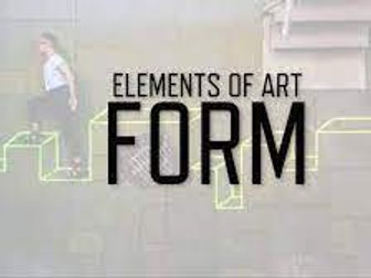 KQED Elements of Art Video Worksheet Form