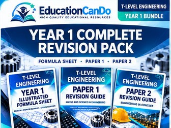 T-Level Engineering Year 1 Complete Revision Bundle | Core Exam Preparation