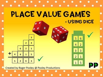 Place Value Warm Up Games, with teacher instructions