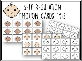 Self regulation Emotion Cards