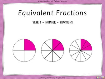 Equivalent Fractions - Year 3