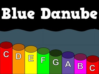 The Blue Danube by Strauss - Boomwhacker Video and Sheet Music