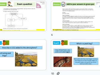 Cycles and biodiversity revision GCSE Combined Science AQA