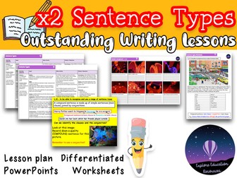x2 Y3 / 4 Sentence Types Outstanding Interview Lessons