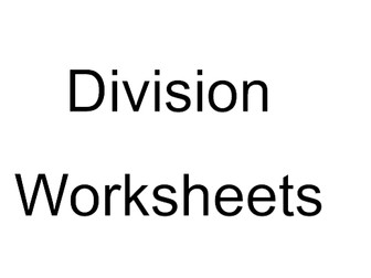 Division Worksheets Functional Maths E1 to E3