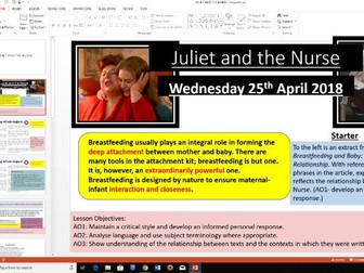 Romeo and Juliet GCSE lessons