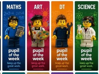 Bookmarks - pupil of the week - different subjects