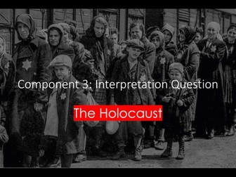 A Level History 9489 - Paper 3 - The Holocaust -  Full set of lessons