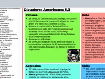 AQA A Level Spanish Year 2 Unit 5 Revision Notes: Monarquias y dictaduras