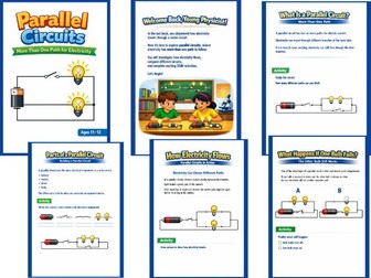 Parallel Circuits | KS2 Electricity Activities, Physics Worksheets & Printable PDF