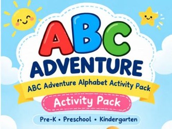 Alphabet Activity Pack with Benny: A-Z Tracing, Matching & Coloring.(Ages 3-5)