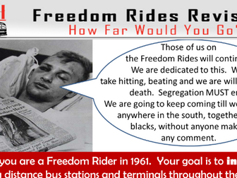 Freedom Rides 1961 - freedom rider experience
