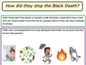 black death worksheets teaching resources