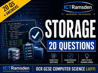 Storage — 20 Exam-Style Questions