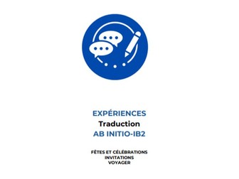 French Translations Experiences AB Initio IB2