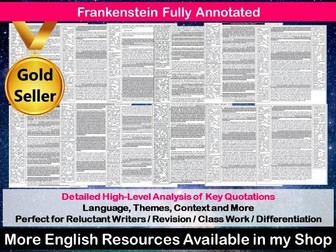 Frankenstein Fully Annotated