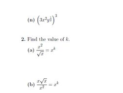 Indices worksheet no 6 (with solutions)