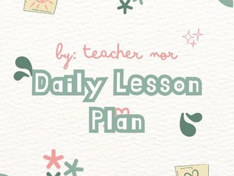 Daily Lesson Plan: Inflectional Ending (-ed and -ing)
