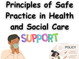 Principles of Safe Practice Workbook