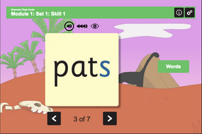 Grammar Flash Cards - Adding -s - Phase 3