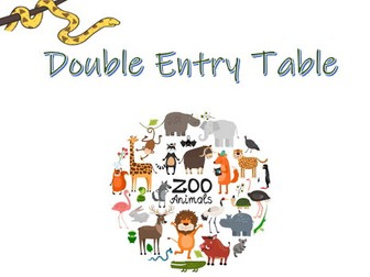 Math - The Double Entry Table