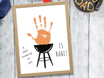 Handprint Art for Father's Day