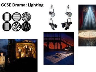 Drama GCSE Stage lighting design