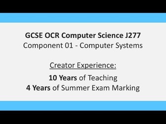 GCSE OCR Computer Science J277/01 - Common Exam Question Misconceptions