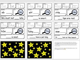 Phase 3 Tricky words