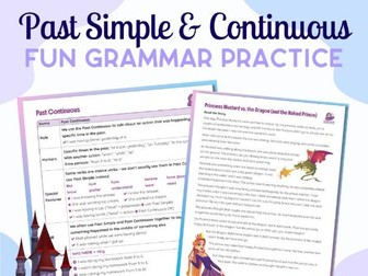 Past Simple & Past Continuous | Past Tenses Grammar Practice | Irregular Verbs