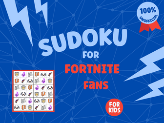 Fortnite Sudoku | 6-12 years