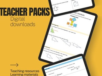 Trigonometry Teaching Pack (Digital Download)