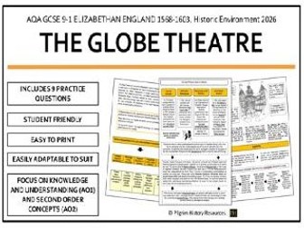 The Globe Theatre Revision Guide - AQA GCSE Historic Environment Question 2026