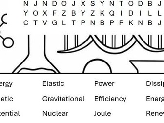 Physics Energy Wordsearch