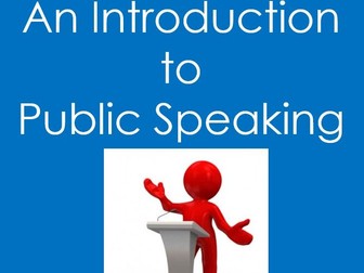 Let's Talk Vocab...An Introduction to Public Speaking 1 (Speech)