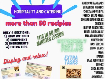 Hospitality and Catering 50+ Foolproof Recipes for 50–60 Minute Lessons