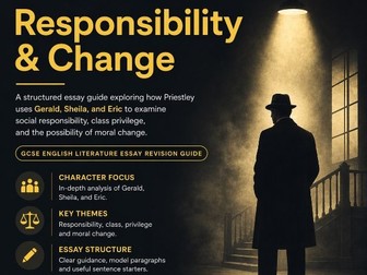 An Inspector Calls AQA Model Essay, Structure and Planning PDF