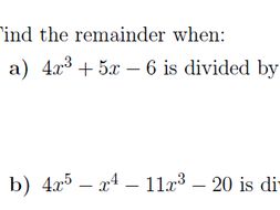 20 The Remainder Theorem Worksheet Answers - combining like terms worksheet