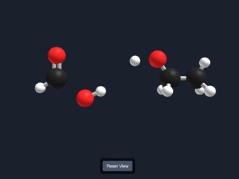 Visualizing Esterification in 3D: Formic Acid + Ethanol Reaction