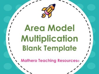 Area Model Multiplication (Blank Template)