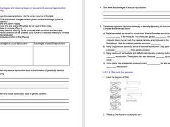AQA Biology -  Paper 2 - B6 Revision Pack Combined and Triple 2023